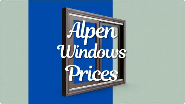 Alpen Windows Prices