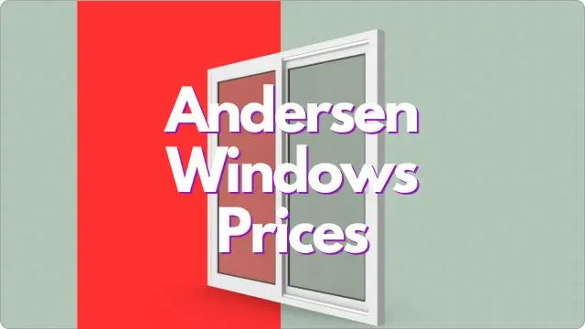 Andersen Windows Prices