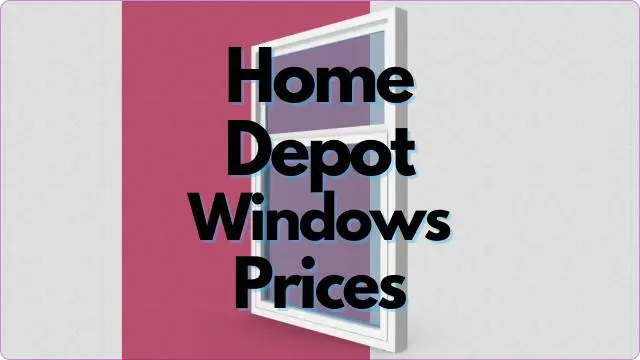 Home Depot Windows Prices