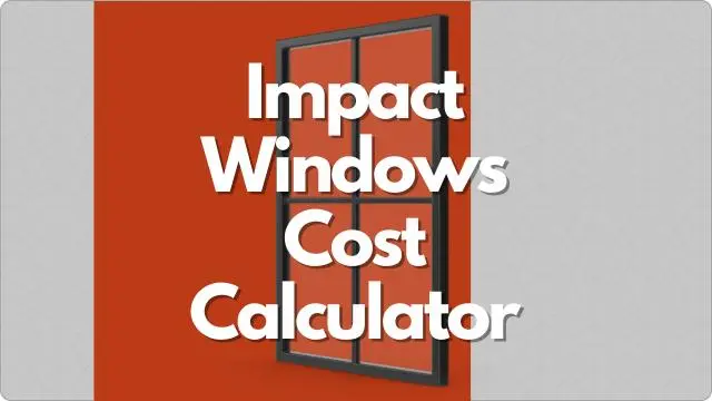 Hurricane Impact Windows Cost Calculator