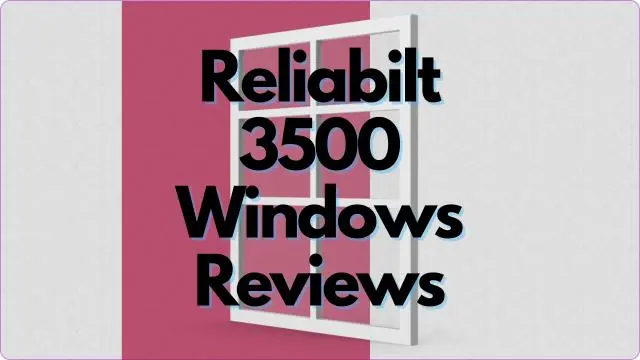 Reliabilt 3500 Windows Reviews
